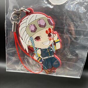 Demon Slayer Kimetsu no Yaiba Uzui Tengen Uniform Rubber Strap Keychain Charm